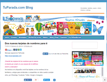 Tablet Screenshot of blog.tuparada.com